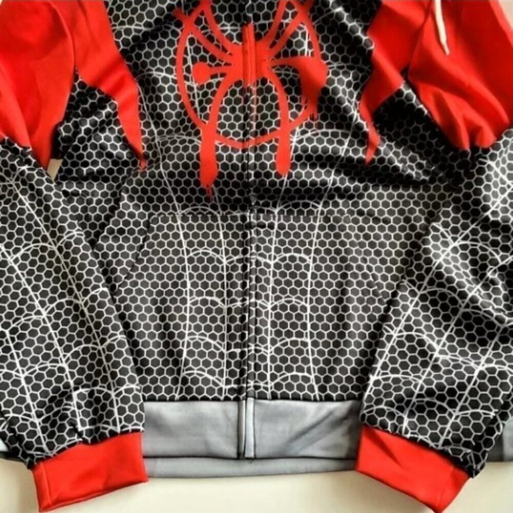 Spider-Man Miles Morales Cosplay Hoodie Jacket S (Can Fit M) - Picture 7 of 10